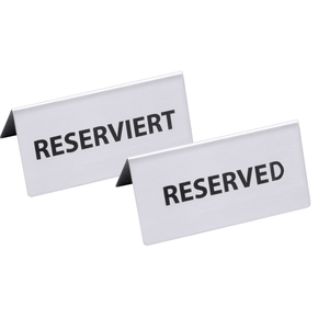 Informačné štítky &quot;Reserved&quot; 120x55 mm | CONTACTO, 1056/121