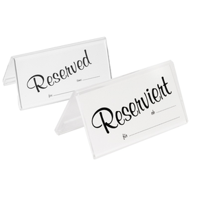 Karta &quot;Reserved&quot; do informačného štítku 6783/100, sada 25 ks | CONTACTO, 6783/944