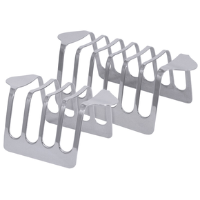 Stojan z nerezovej ocele na 4 toasty 50x125x60 mm | CONTACTO, 7676/004