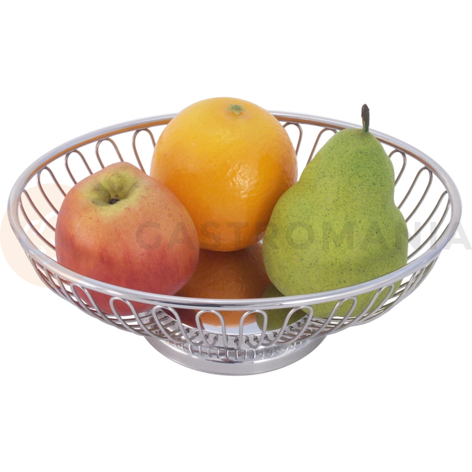Košík na pečivo alebo ovocie, oválny 200x150x60 mm | CONTACTO, 2072/200