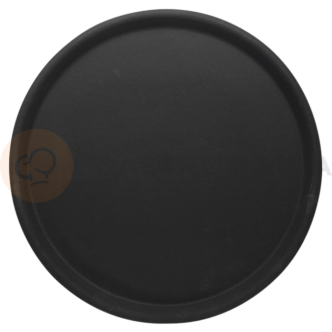 Podnos na servírovanie, laminovaný čierny Ø 320 mm | CONTACTO, 5305/321