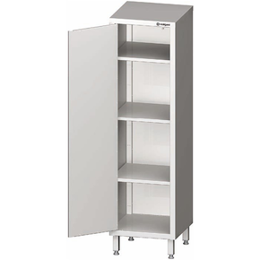 Nerezová skriňa s 1 krídlovými dvierkami 500x500x1800 mm, 3 police | STALGAST, 981485050