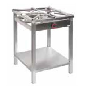 Gastronomický plynový sporák 1 horák, 600x600x850 mm, 9 kW | EGAZ, TGO-110.II