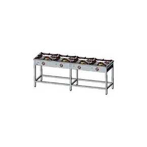 Gastronomický plynový sporák 4 horáky, 2235x600x850 mm, 24 kW | EGAZ, TGP-424.IIP