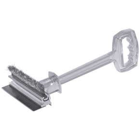 Škrabka s kefou  na gril 370x155 mm | CONTACTO, 5877/001