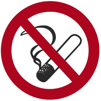 Informačné štítky &quot;zákaz fajčenia&quot; Ø 100 mm | CONTACTO, 7675/012