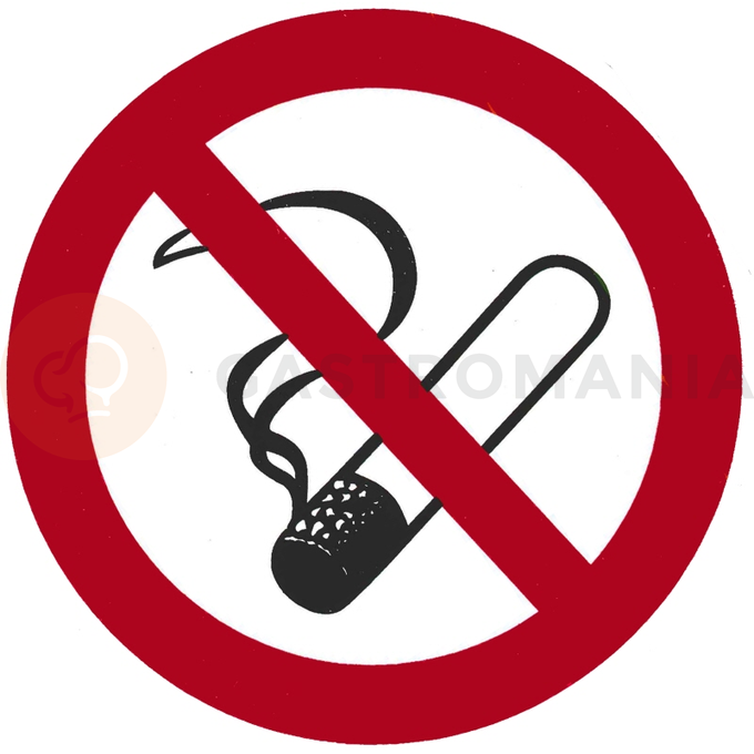 Informačné štítky &quot;zákaz fajčenia&quot; Ø 100 mm | CONTACTO, 7675/012