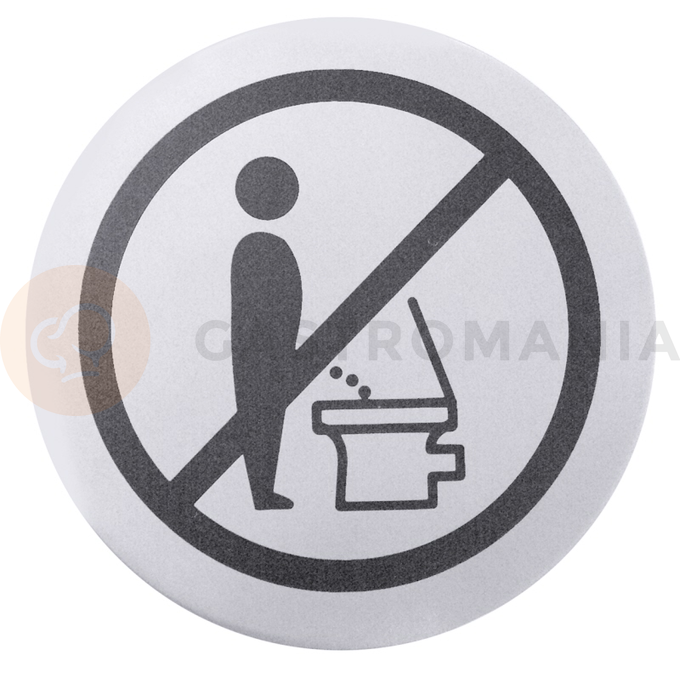 Informačné štítky &quot;zákaz močenia do záchoda&quot; | CONTACTO, 7661/006