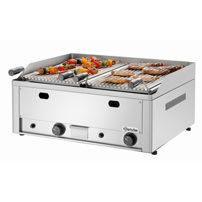 Lávový gril plynový 660 US 660x570x282 mm | BARTSCHER, 2006601