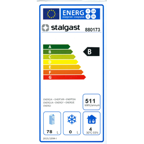 Chladiaca skriňa UR-200 biela 130 l | STALGAST, 880173