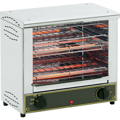 Toaster grill dvojposchodový 2 x 350x240 mm | ROLLER GRILL, 777102