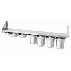 Polica na korenie 7xGN 1/6, 1400x200x20 mm | BARTSCHER, 389140