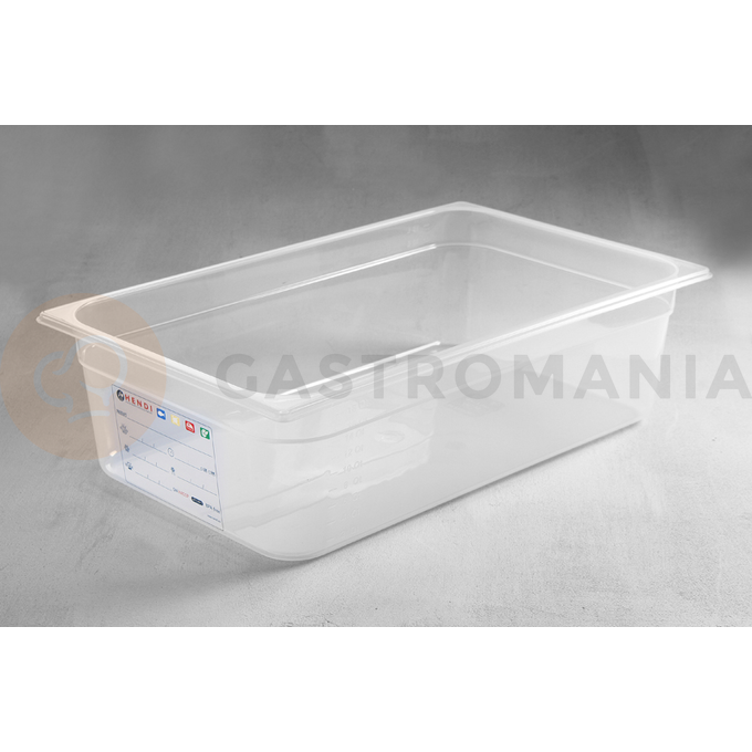 Gastronádoba GN 1/1 100 mm, HACCP polypropylén | HENDI, 880074