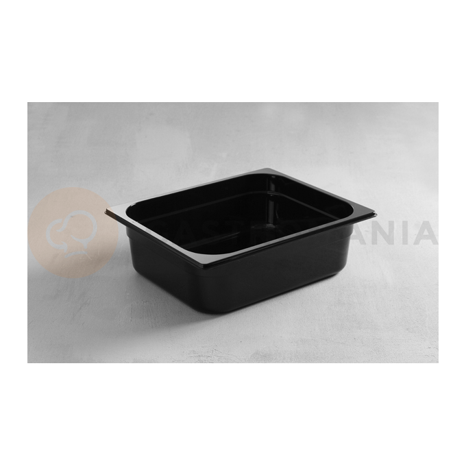 Gastronádoba GN 1/2 65 mm, čierny polykarbonát | HENDI, 862438