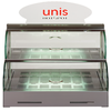 Stolná teplá vitrína PE2 inox | UNIS, Hot Spot