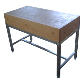Podstavec nerezový pod mäsiarsky klát 1000x600 mm | JANPOL, 400-10060N