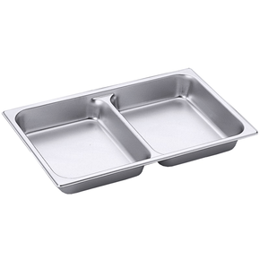 Delená gastronádoba z nerezovej ocele GN1/1 65 mm | CONTACTO, 7010/011