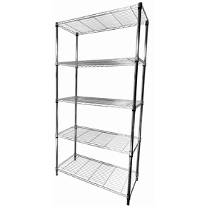 Regál skladový, 5-policový 455x910x1830 mm | HENDI, 812204