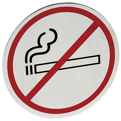 Informačný štítok - &quot;zákaz fajčenia&quot;, pr. 160 mm | HENDI, 663806