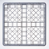 Kôš na sklo do umývačiek 500x500 mm (9 P) | STALGAST, 810900