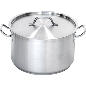 Nerezový hrniec stredný s pokrievkou 37,7 l | STALGAST, 012402