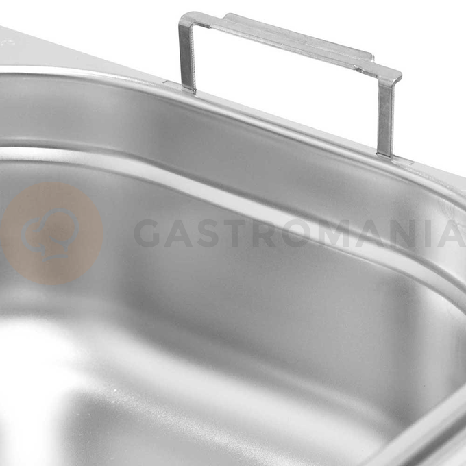 Gastronádoba GN 1/6 100 mm s ušami, nerezová  | STALGAST, 136104