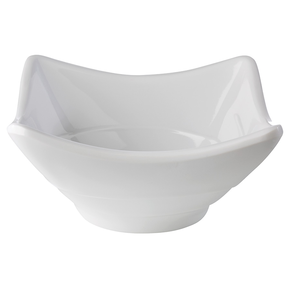 Servírovacia misa z bieleho melamínu, 80x80 mm | APS, Mini