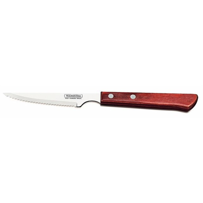 Nôž na steaky 218 mm, červený | TRAMONTINA, Polywood