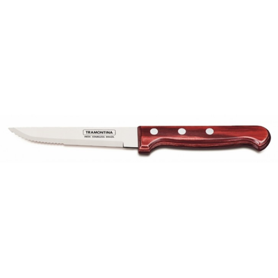 Nôž na steaky 236 mm, červený | TRAMONTINA, Polywood