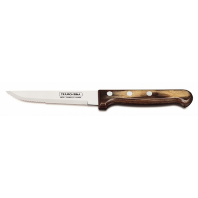 Nôž na steaky 236 mm, hnědý | TRAMONTINA, Polywood