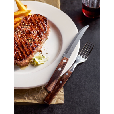 Vidlica na steaky 210 mm, hnedá | TRAMONTINA, Polywood