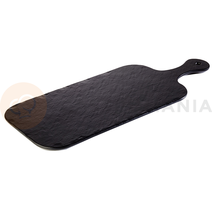 Servírovacia tácka z melamínu imitácia bridlicového kameňa, 400x200 mm | APS, Slate Rock