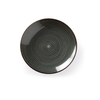 Plytký tanier z porcelánu, Ø 27 cm, čierny | FINE DINE, Onyx
