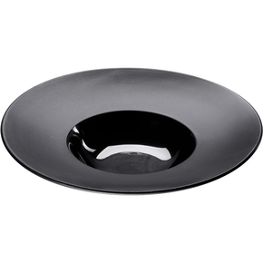 Hlboký tanier z čierneho porcelánu hladký priemer 30,5 cm | STALGAST, 396104