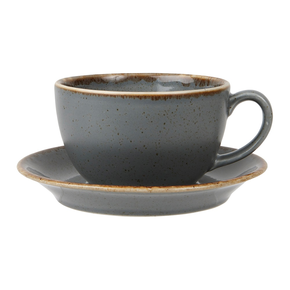Podšálka z porcelánu, Ø 16 cm, šedý | PORLAND, Seasons Stone