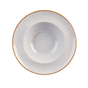 Tanier na cestoviny z porcelánu, Ø 26 cm, svetlo šedý | PORLAND, Seasons Ashen