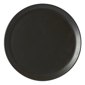 Tanier na pizzu z porcelánu, Ø 32 cm, čierny | PORLAND, Seasons Coal