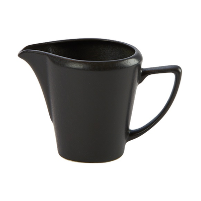 Džbánik na mlieko z porcelánu, 0,15 l, čierny | PORLAND, Seasons Coal