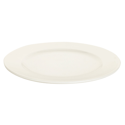 Plytký tanier z porcelánu, Ø 24 cm, krémový | FINE DINE, Crema