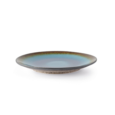Plytký tanier z kameniny, Ø 25,4 cm, modrý | FINE DINE, Lazur