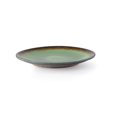 Plytký tanier z kameniny, Ø 25,4 cm, zelený | FINE DINE, Beryl