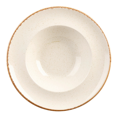 Tanier na cestoviny z porcelánu, Ø 26 cm, krémový | PORLAND, Seasons Sand