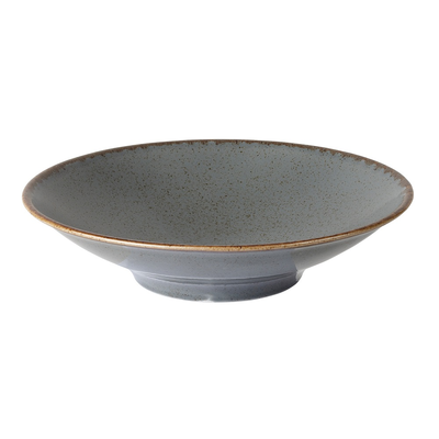 Tanier z porcelánu footed, Ø 28 cm, šedý | PORLAND, Seasons Stone