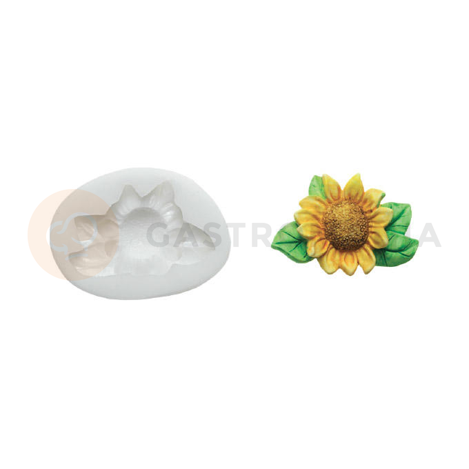 Forma na cukrovú hmotu SLK 061 - slnečnica, 65x45 mm | SILIKOMART, Sugarflex Sunflower