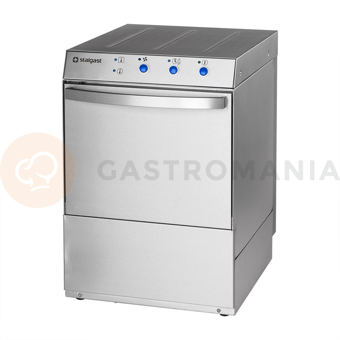 Gastronomická umývačka, univerzální s dávkovačom čistiaceho prostriedku a čerpadlom na oplachovanie, kôš 50x50 cm | STALGAST, 801516