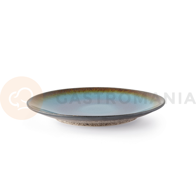 Plytký tanier z kameniny, Ø 20,7 cm, modrý | FINE DINE, Lazur