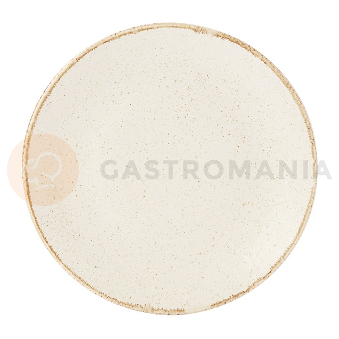 Plytký tanier z porcelánu, Ø 24 cm, krémový | PORLAND, Seasons Sand