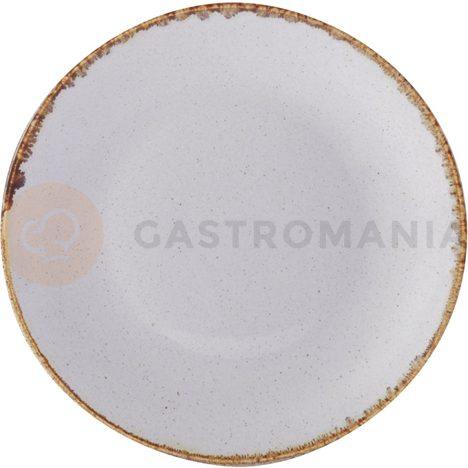 Plytký tanier z porcelánu, Ø 24 cm, svetlo šedý | PORLAND, Seasons Ashen