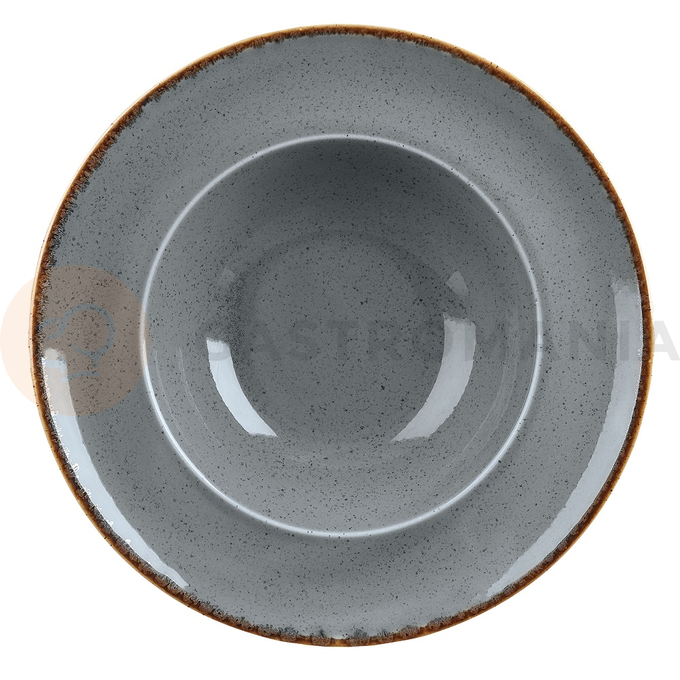 Tanier na cestoviny z porcelánu, Ø 26 cm, šedý | PORLAND, Seasons Stone