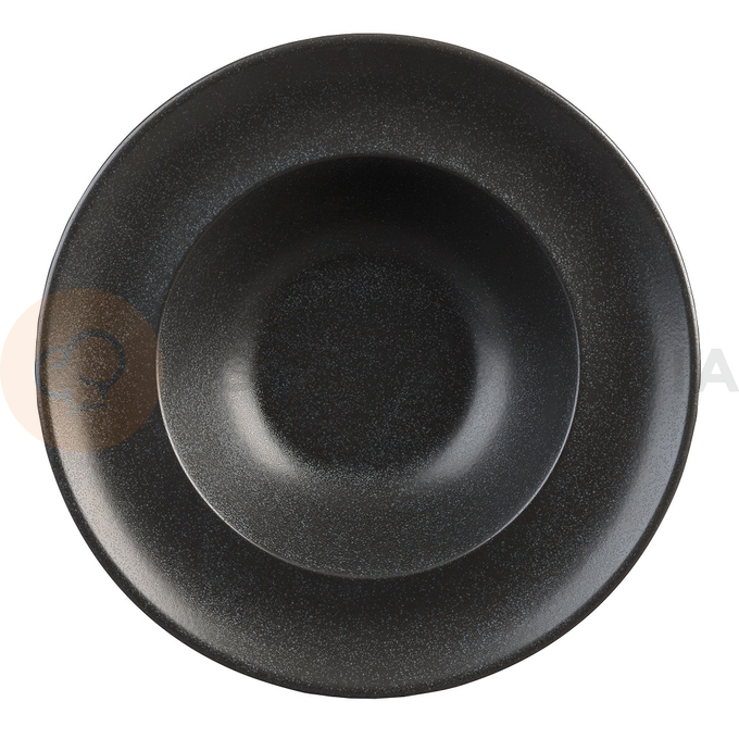 Tanier na cestoviny z porcelánu, Ø 30 cm, čierny | PORLAND, Seasons Coal